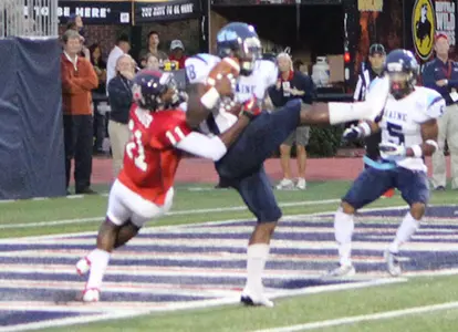 Nigel Jones Tallies Three Scores to Lead Football Over #20/22 Richmond, 28-21 Image