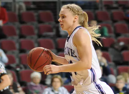 Defensive Effort Leads Women's Basketball Past New Brunswick Image