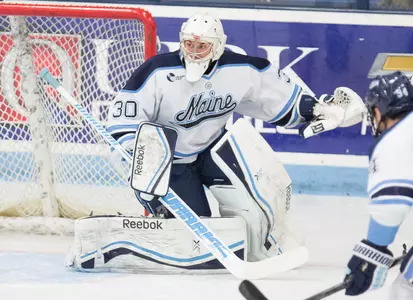 Men's Ice Hockey Falls to #2 Boston University in Overtime Image