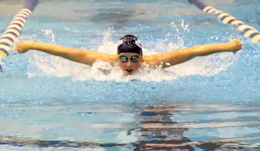 Men and Women Swimming and Diving Each Take Second Place at URI Invitational Image
