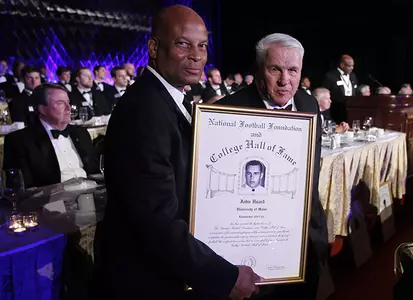 John Huard Officially Inducted into the NFF College Football Hall of Fame Image