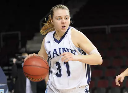 Roberts and Wood Lead the Way as Maine Women's Basketball Cruises Past Vermont, 69-52 Image