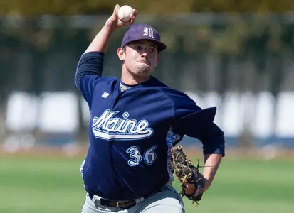 Alex Calbick and Tommy Lawrence Lead Baseball to Split at Binghamton Image
