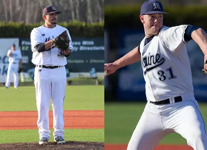 Lawrence and Coughlin Each Pitch Complete Game Shutouts As Maine Sweeps NYIT Image
