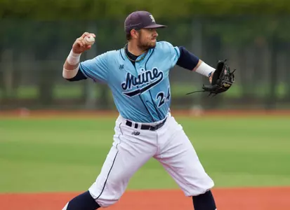 Morrill and Bernardo Lead Maine Past Boston College 12-3 Image