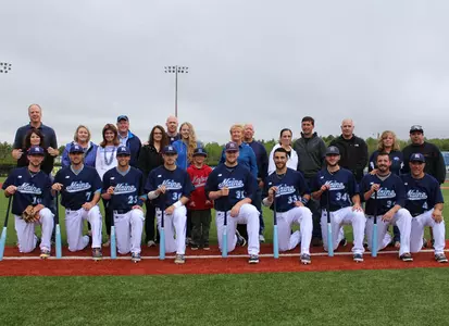 Trask Brilliant But Baseball Falls on Senior Day 2-1 in 12 Innings Image