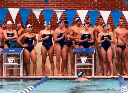 Men's and Women's Swimming Host Bowdoin on Senior Day Image