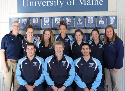 Swimming and Diving Competes Against Bowdoin on Senior Day Image