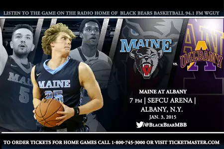 Maine Men's Basketball Opens Conference Play at Albany Image