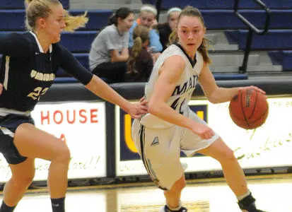 Women's Basketball Defeats Vanguard 70-55 in Exhibition Action Image