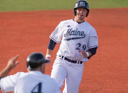 Spectacular Day By Heath Leads Maine to Doubleheader Split Image