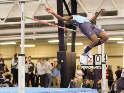 Men's Indoor Track and Field Finishes Second at the Alumni Meet Against UNH Image