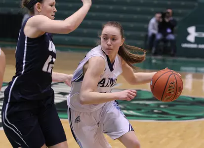 Women's Basketball Advances to AE Semifinal with 58-47 Win over UNH Image