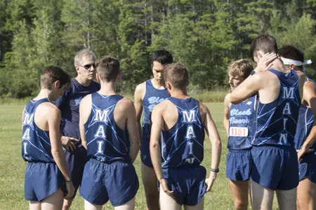 men's cross country in action