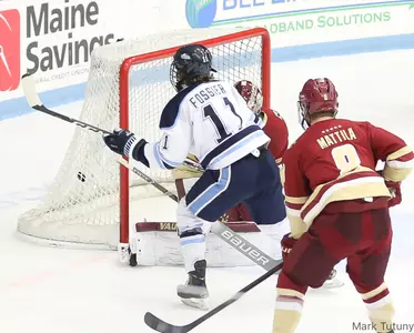 Mitch Fossier scores against Boston College
