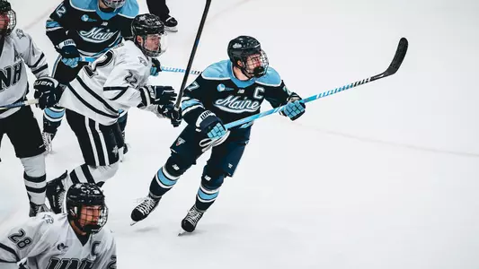 Lynden Breen in action against UNH