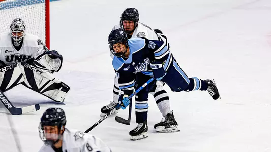 Josh nadeau battles for a puck