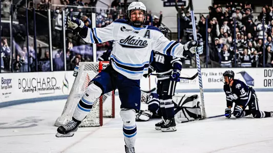 Ben Poisson celebrates a goal.