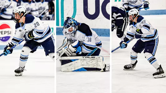 Action shots of Josh Nadeau, Albin Boija and Bradly Nadeau