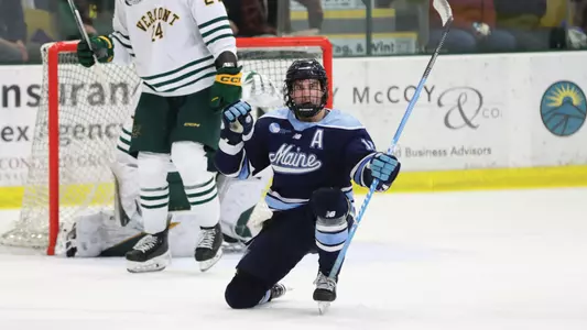 Ben Poisson celebrates a goal.
