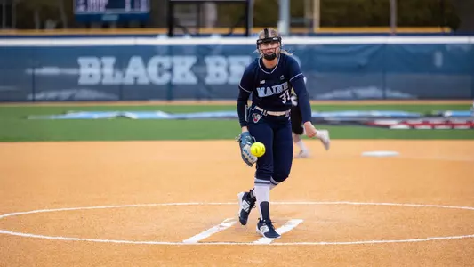 Alysen Rieth pitches the ball