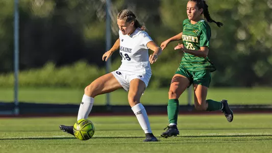 Myla Schneider with the ball.