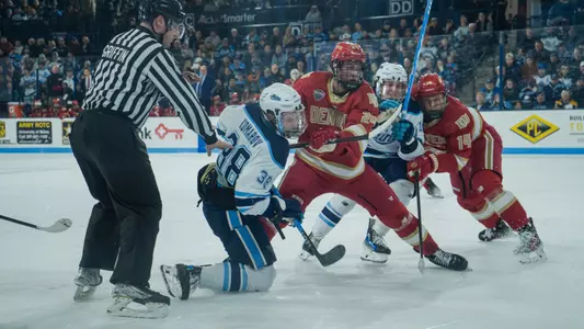 Maine and Denver face off in men's hockey.