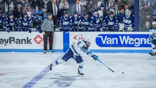 Brandon Holt takes a shot.
