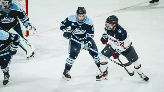 Owen Fowler in action at UConn.