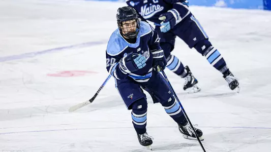Josh Nadeau skates through the neutral zone.