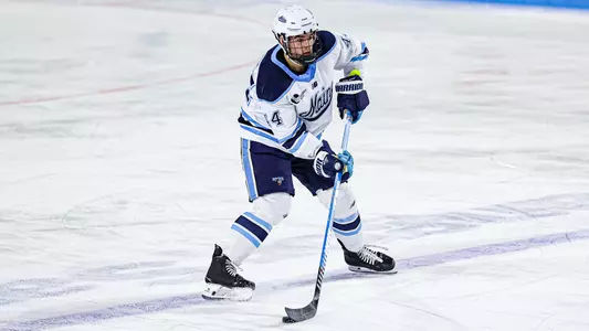 Frank Djurasevic with the puck.