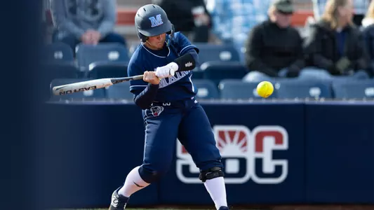 Bailey Snowberger at bat.