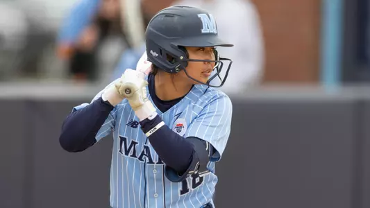 Abby Rhee at bat.