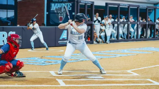 Nora Campo at bat.