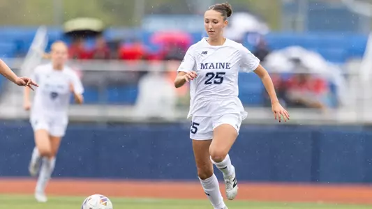 Madison Michaud with the ball.