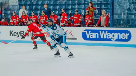 Stephanie Jacob skates vs St. Lawrence