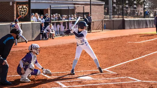 Anna Carlson at bat