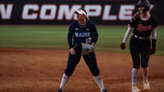 Madison Hand plays first base.