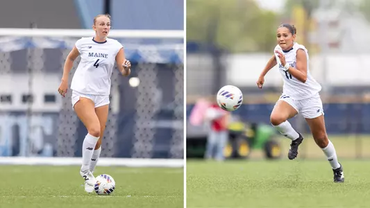 Meghan Bernetti (left) and Isabella Meadows (right) action photos.