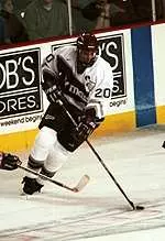 Senior Nathan Sell scored the game-winner in the 4-3 win