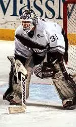 Senior Markus Helanen stopped all 31 shots he faced as UMass defeated Merrimack 3-0 in the Hockey East opener.