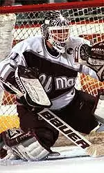 Markus Helanen made 38 saves in the net for UMass during the 3-0 loss to No. 3 Wisconsin.