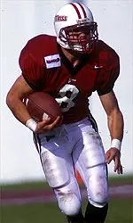 Kevin Quinlan ran for 241 yards and two fourth-quarter touchdowns as Massachusetts came from behind to defeat Northeastern 21-16 Saturday.