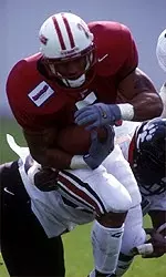 Marcel Shipp closed out his college career with a four-touchdown, 156-yard rushing performance as Massachusetts came back in the second half to defeat Rhode Island 29-21 on Saturday.