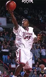 Shannon Crooks and the Minutemen play at Ohio State on Sunday, in a game which will be televised by NESN.