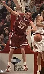 Mike Babul and Temple's Kevin Lyde lose control of a rebound during the first half Sunday.