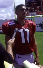 Richard Lucero has been named the starting quarterback for the UMass football team.