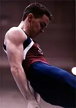 Justin Hammar won the pommel horse and the Minutemen defeated defending national champion Penn State on Saturday, 205.000-202.150