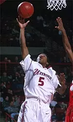 Monty Mack netted 20 points for the Minutemen.