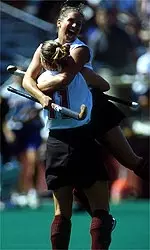 The Minutewomen celebrated their victory over La Sale to give them a 1-0 record in the Atlantic 10.